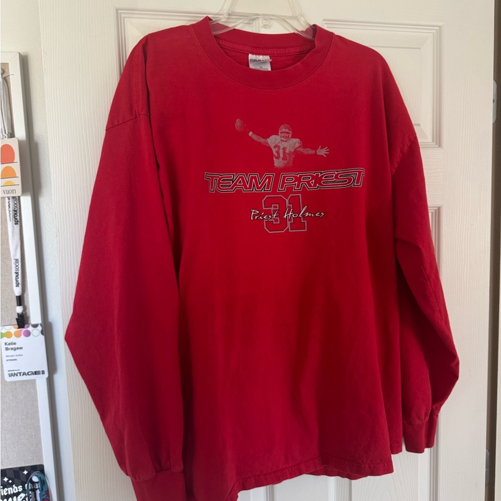 Vintage Kansas City Chiefs Long Sleeve - Priest Holmes
